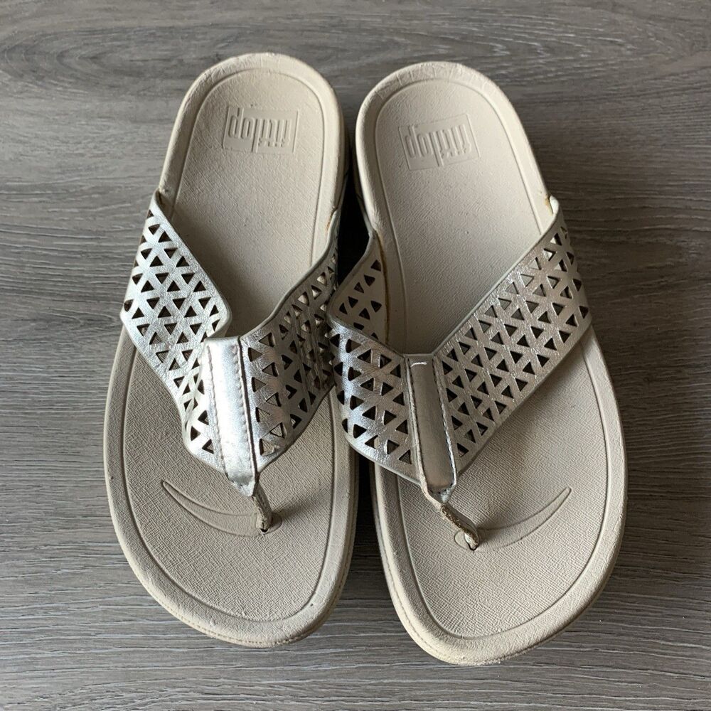 FitFlop Women's Silver Sandals